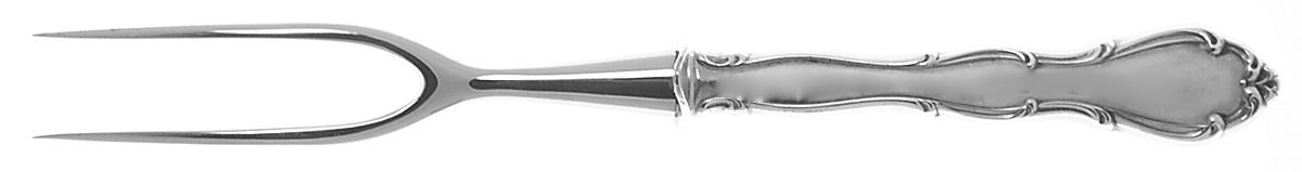 Fontana (Sterling, 1957) Small Carving Fork W/Sterling Guard by Towle Silver-1