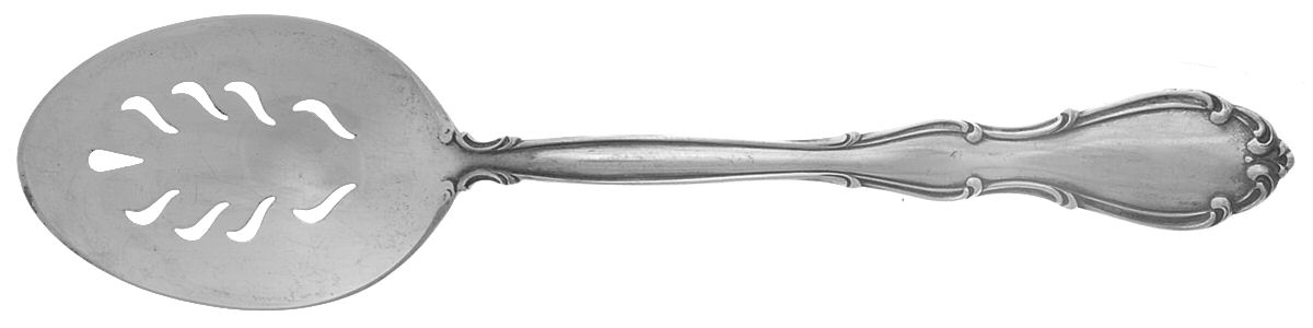 Fontana (Sterling, 1957) Pierced Tablespoon (Serving Spoon) by Towle Silver-1
