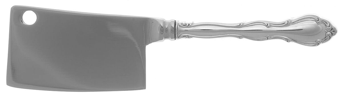 Fontana (Sterling, 1957) Cheese Cleaver with Stainless Blade by Towle Silver-1