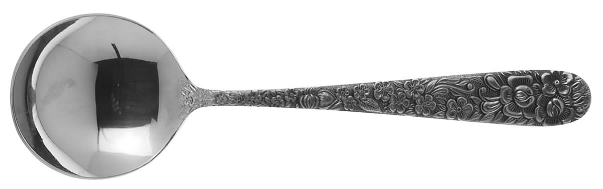 Fragonard (Stainless) Round Bowl Soup Spoon (Gumbo) by Towle Silver-1
