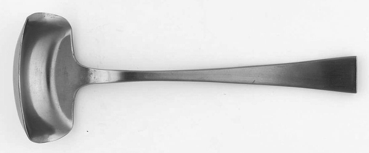 French Jette (Stainless) Solid Gravy Ladle by Towle Silver-1