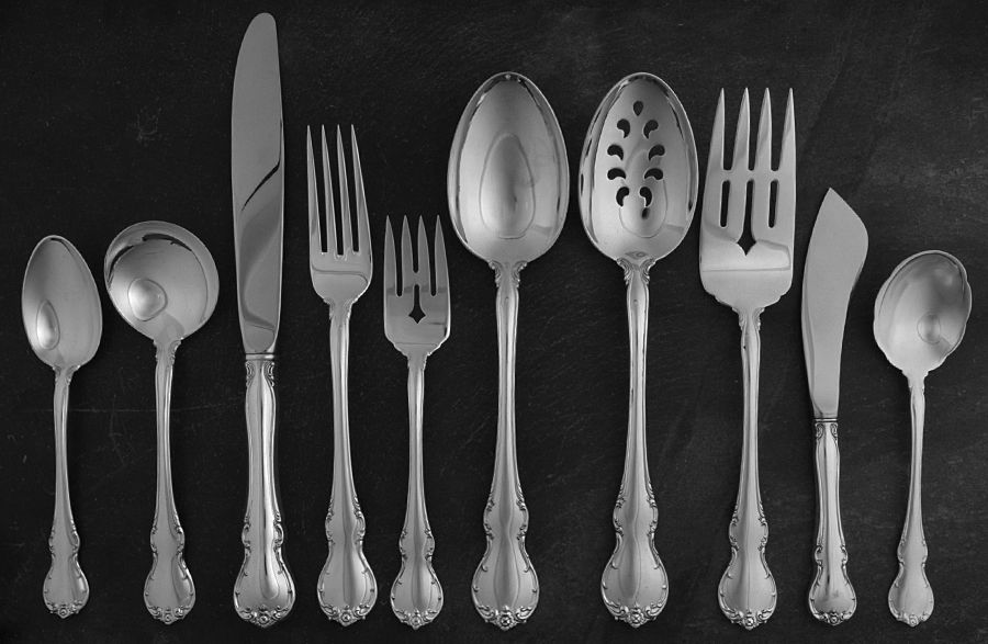 French Provincial (Sterling, 1948) 45 Piece Dinner Size Starter Set by Towle Silver-1