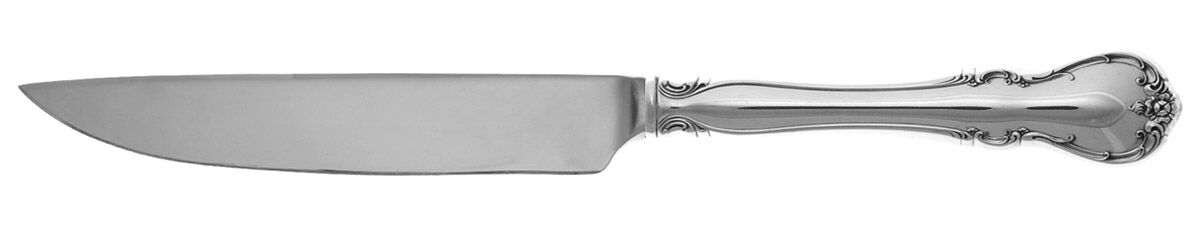 French Provincial (Sterling, 1948) Steak Knife Individual Hollow, No Serrate HC by Towle Silver-1