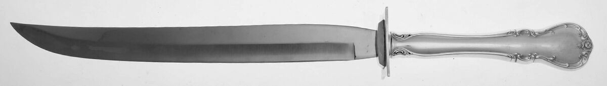 French Provincial (Sterling, 1948) Knife-Carv/Lg-Stnbl/Roast Sterling Guard by Towle Silver-1