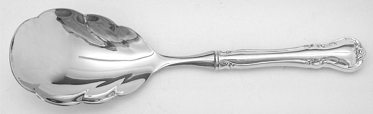French Provincial (Sterling, 1948) Rice Spoon-Stainless Bowl by Towle Silver-1