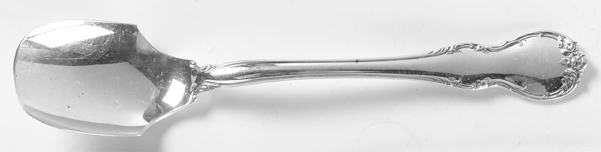French Provincial (Sterling, 1948) Cheese Scoop, Solid Piece HC by Towle Silver-1