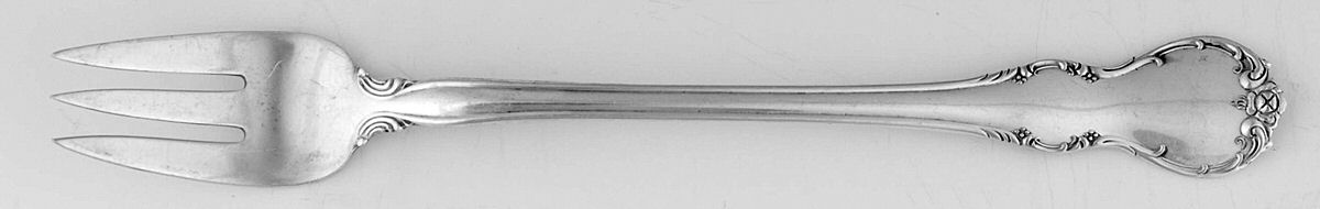 French Provincial (Sterling, 1948) Cocktail/Seafood Fork by Towle Silver-1