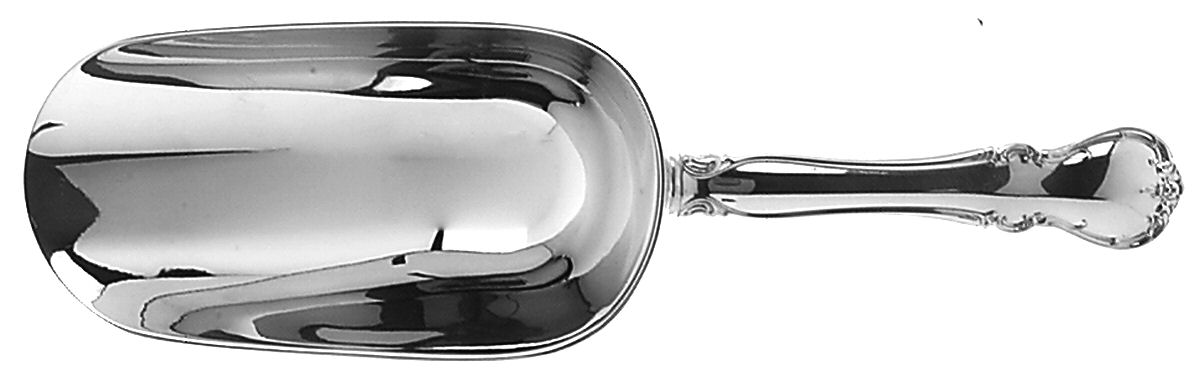 French Provincial (Sterling, 1948) Ice Scoop with Silverplate Bowl by Towle Silver-1