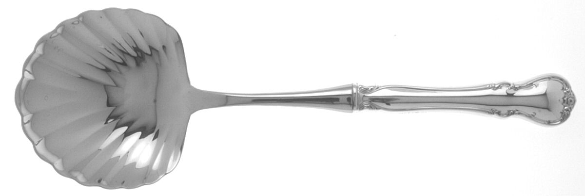 French Provincial (Sterling, 1948) Casserole Spoon with Stainless Shell Bowl by Towle Silver-1