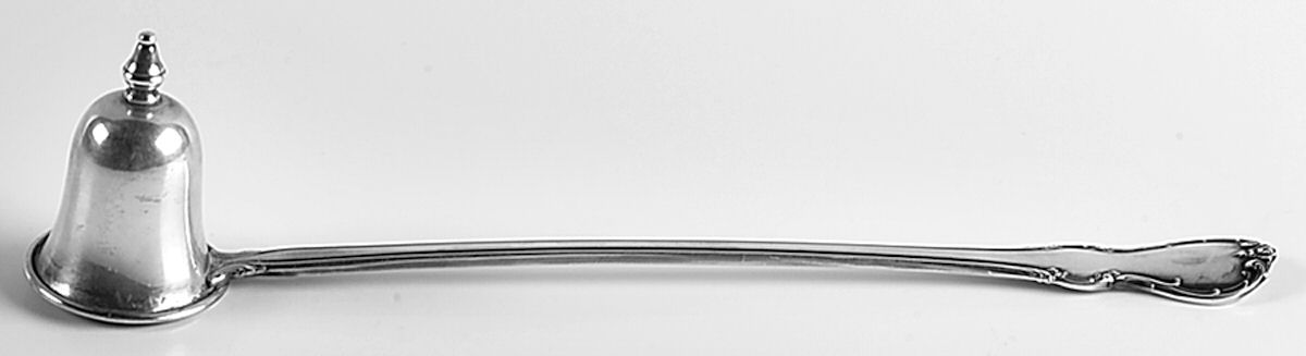 French Provincial (Sterling, 1948) Candle Snuffer with Sterling Implement by Towle Silver-1