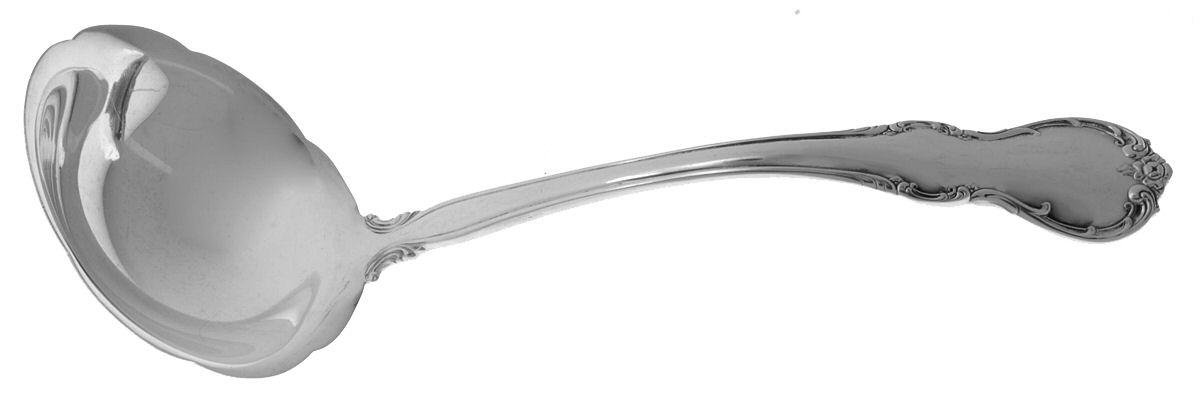 French Provincial (Sterling, 1948) Solid Gravy Ladle by Towle Silver-1