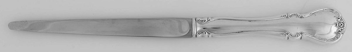 French Provincial (Sterling, 1948) Large Letter Opener with Stainless Blade by Towle Silver-1