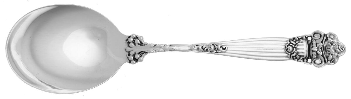 Georgian (Sterling, 1898, Old) Straight Handle Baby Spoon by Towle Silver-1