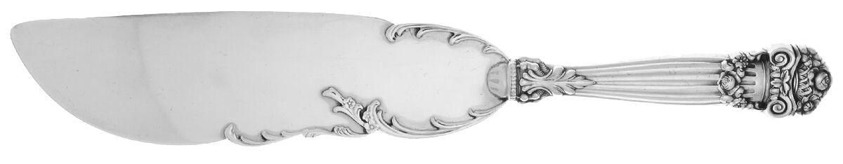 Georgian (Sterling, 1898, Old) Large Solid Ice Cream Slicer by Towle Silver-1