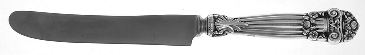Georgian (Sterling, 1898, Old) Old French Hollow Knife with Bolster by Towle Silver-1