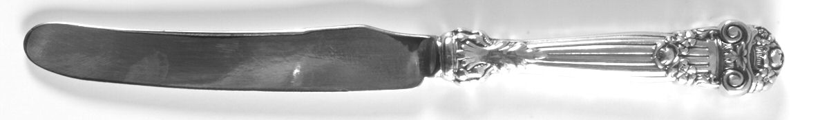 Georgian (Sterling, 1898, Old) Youth/Tea Knife with Stainless Blade by Towle Silver-1