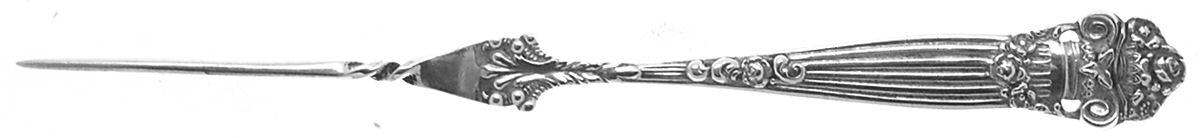 Georgian (Sterling, 1898, Old) One Tine Butter Pick by Towle Silver-1