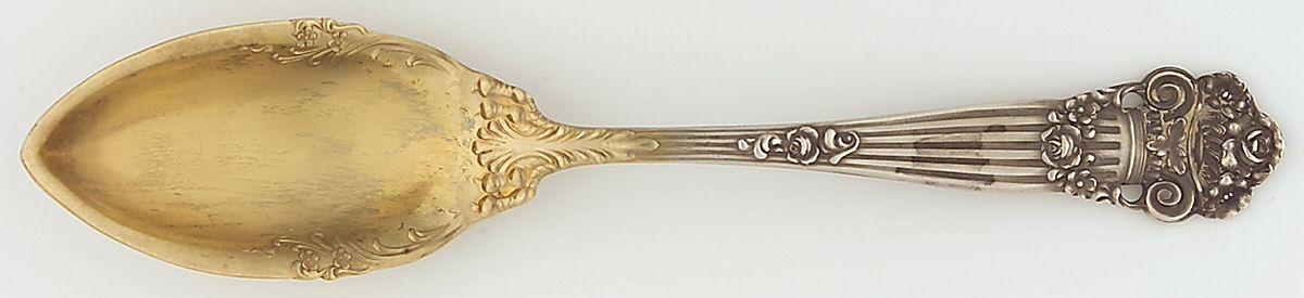 Georgian (Sterling, 1898, Old) Fruit/Orange Spoon by Towle Silver-1