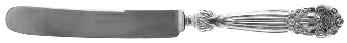 Georgian (Sterling, 1898, Old) Old French Hollow Knife with Bolster by Towle Silver-1