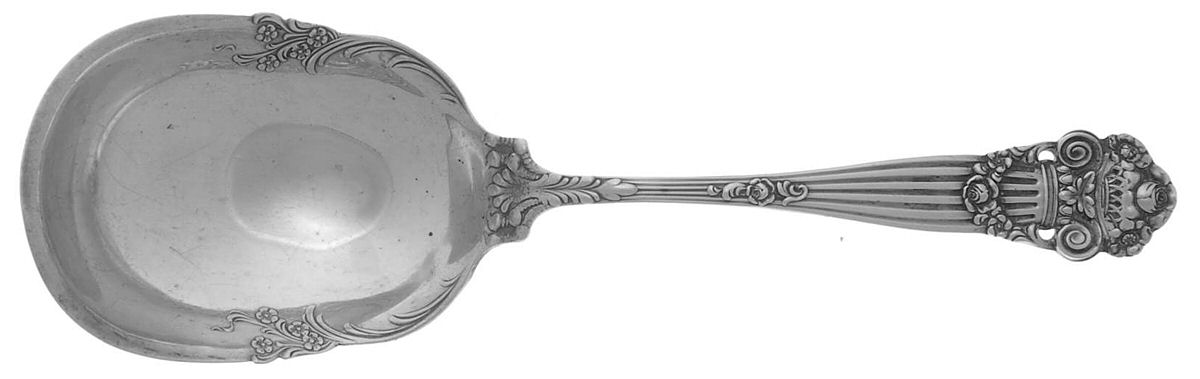 Georgian (Sterling, 1898, Old) Preserve Spoon by Towle Silver-1