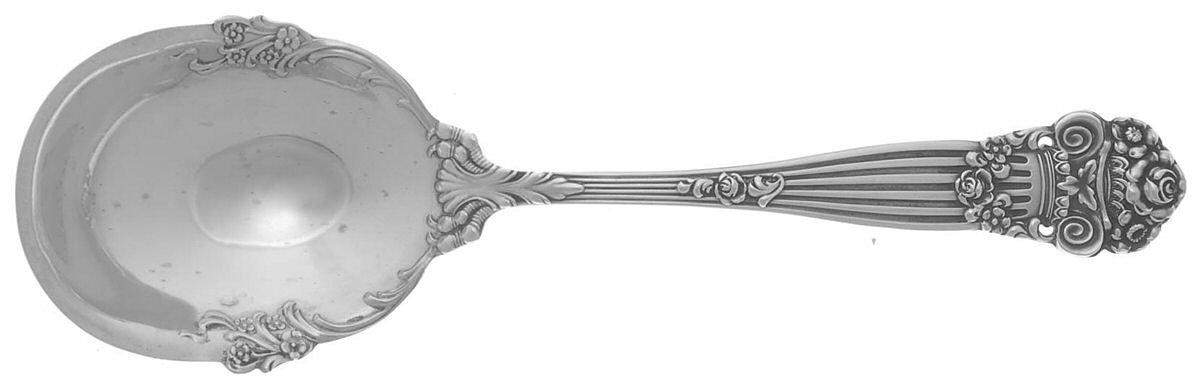 Georgian (Sterling, 1898, Old) Large Jelly Spoon by Towle Silver-1