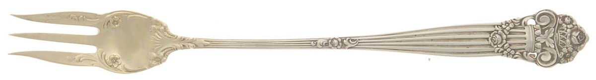 Georgian (Sterling, 1898, Old) Oyster Fork by Towle Silver-1