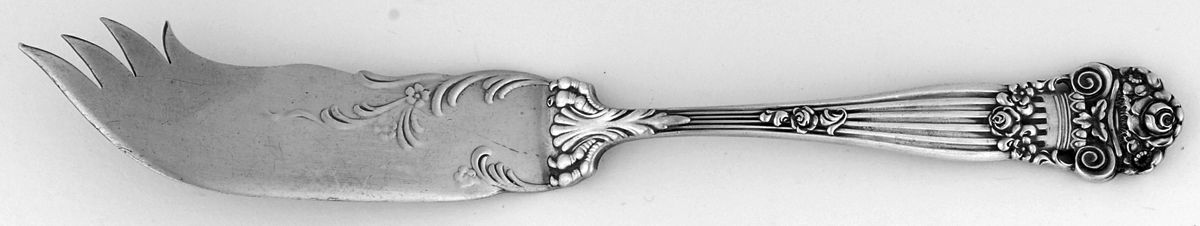 Georgian (Sterling, 1898, Old) Solid Serving Cheese Knife by Towle Silver-1