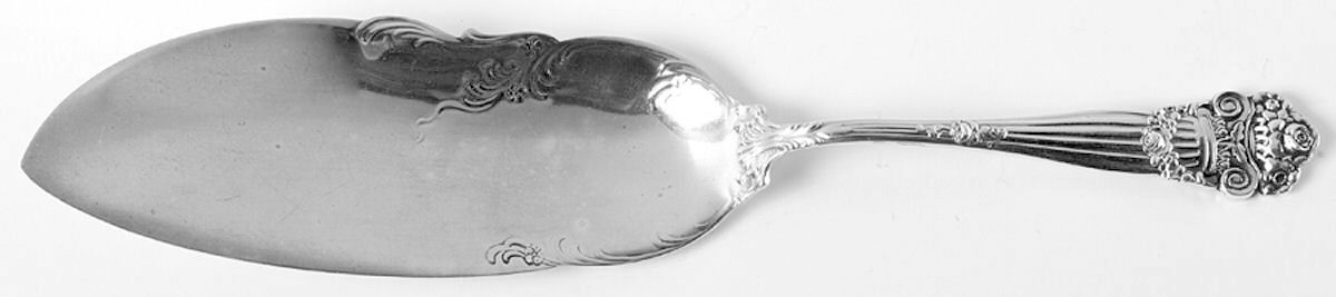 Georgian (Sterling, 1898, Old) Large Solid Fish Serving Knife by Towle Silver-1