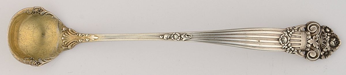 Georgian (Sterling, 1898, Old) Mustard Spoon by Towle Silver-1