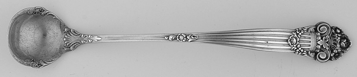 Georgian (Sterling, 1898, Old) Mustard Spoon by Towle Silver-1