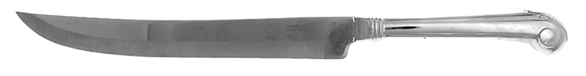 George Washington (Stainless, Cutlery) Large Stainless Blade Roast Carving Knife by Towle Silver-1
