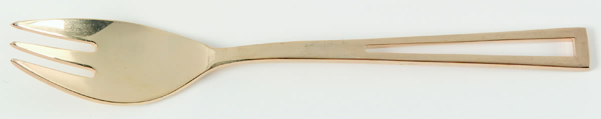 Gold Aperto (Gold Electroplate) Individual Salad Fork by Towle Silver-1