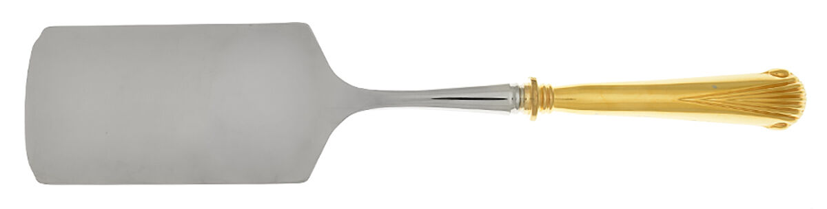 Gold Aristocrat (Gold Electroplate) Lasagna Server with Stainless Blade HC by Towle Silver-1