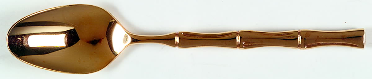 Gold Bamboo (Gold Electroplate) Teaspoon by Towle Silver-1