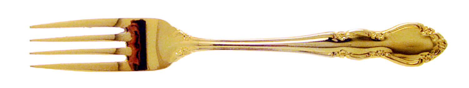 Golden Baroness (Gold Electroplate) Fork by Towle Silver-1