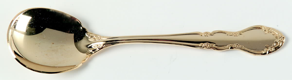 Golden Baroness (Gold Electroplate) Sugar Spoon by Towle Silver-1
