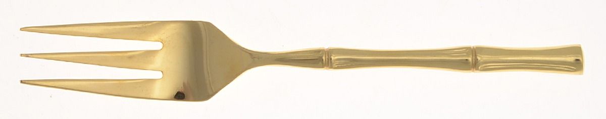 Gold Cane (Gold Electroplate) Individual Salad Fork by Towle Silver-1