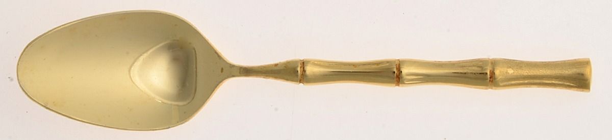 Gold Cane (Gold Electroplate) Teaspoon by Towle Silver-1