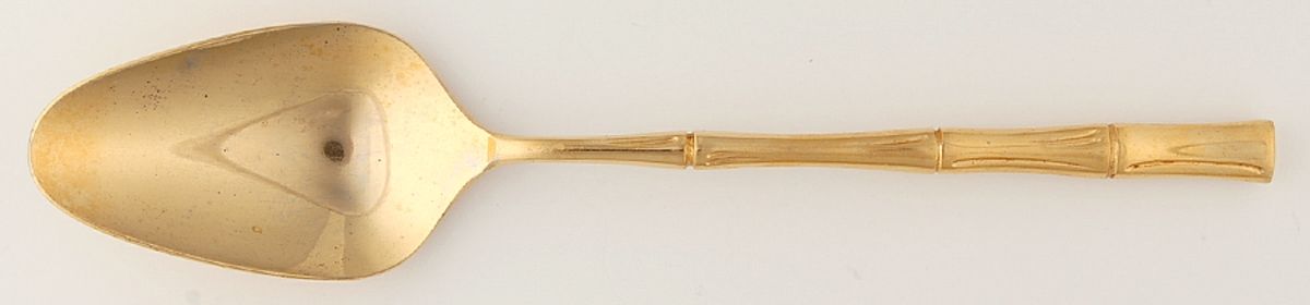 Gold Cane (Gold Electroplate) Tablespoon (Serving Spoon) by Towle Silver-1