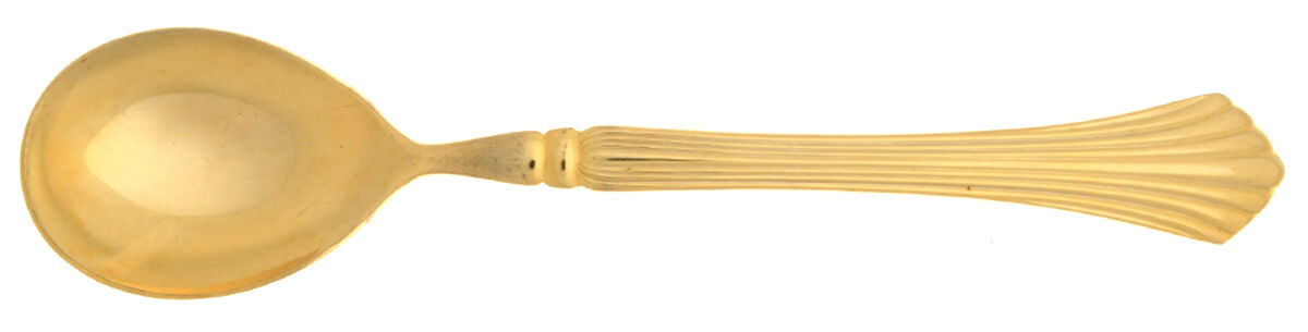 Golden Cascade (Gold Electroplate) Sugar Spoon by Towle Silver-1