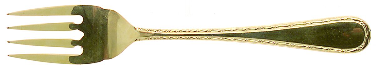 Golden Chippendale (Stainless) Individual Salad Fork by Towle Silver-1