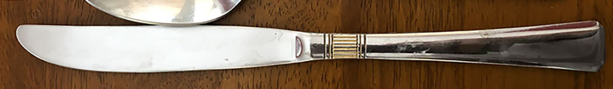 Golden Castle Hill Modern Solid Knife by Towle Silver-1