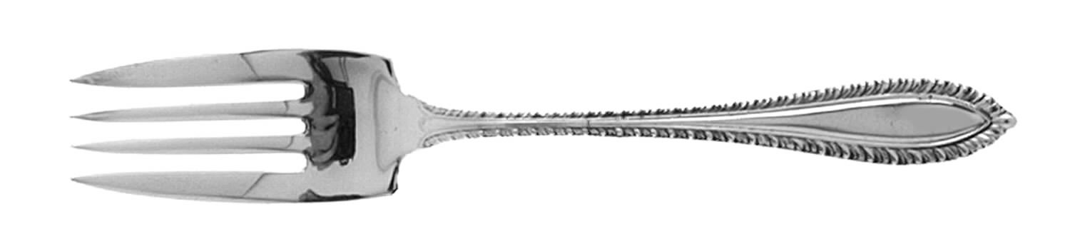 Godroon (Sterling, 1907) Individual Salad Fork by Towle Silver-1