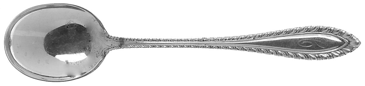 Godroon (Sterling, 1907) Large Chocolate Spoon by Towle Silver-1
