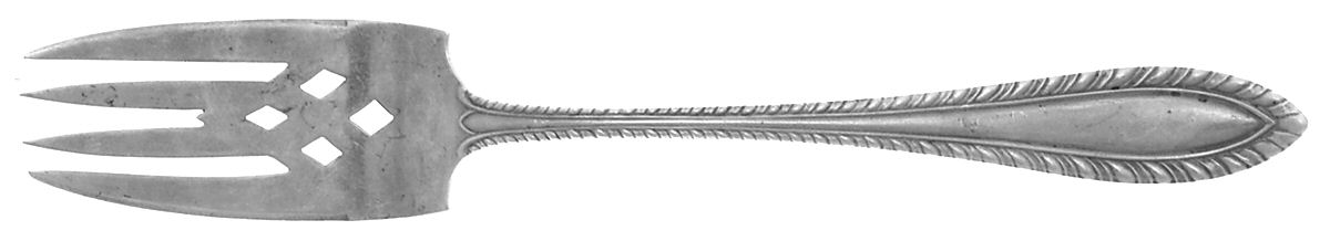 Godroon (Sterling, 1907) Individual Solid Fish Fork by Towle Silver-1