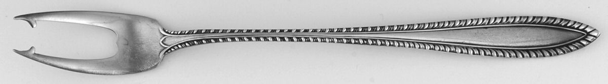 Godroon (Sterling, 1907) Olive Fork by Towle Silver-1