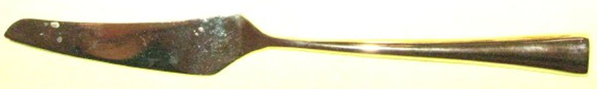 Gold Destiny (Gold Electroplate) Flat Handle Master Butter Knife by Towle Silver-1