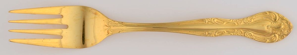 Gold Dynasty (Gold Electroplate) Individual Salad Fork by Towle Silver-1