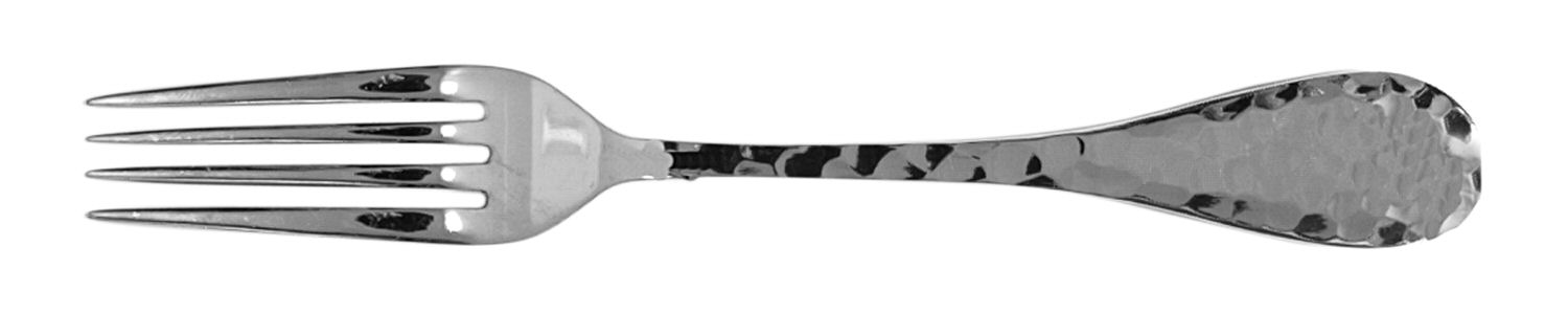 Gold Hammer (Gold Electroplate) Fork by Towle Silver-1