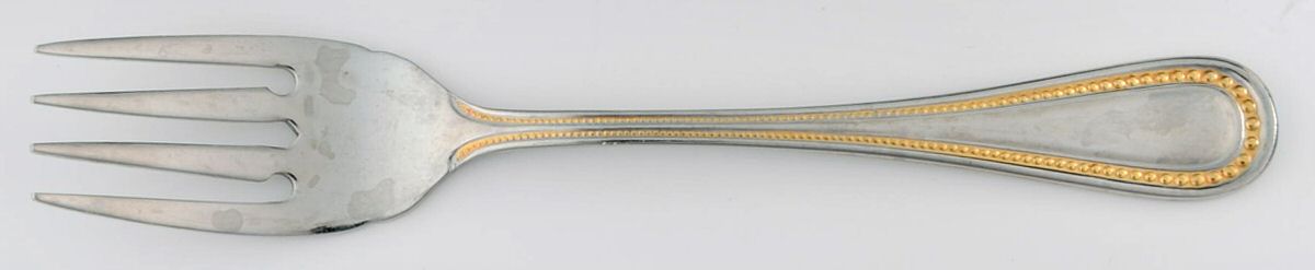 Gold Manchester (Stainless-Gold Accent) Individual Salad Fork by Towle Silver-1